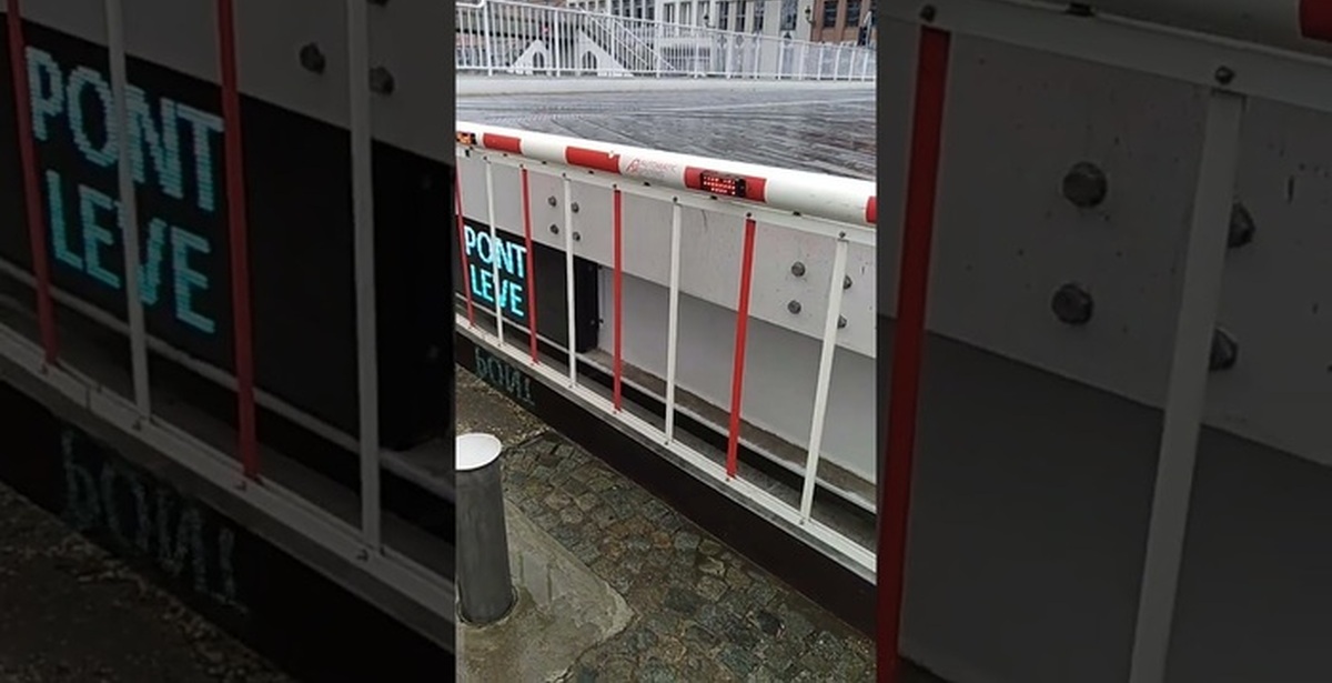 Как разводятся мосты в Европе | Пикабу